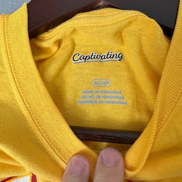 USC Trojans T-Shirt Women's S Yellow White Red Short Sleeve Top NCAA Football‎ - Picture 4 of 9